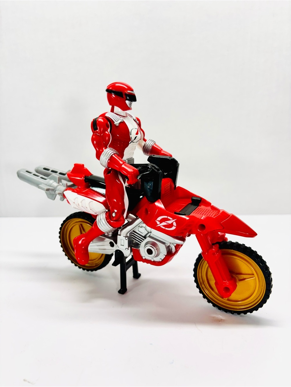 Power Rangers Operation Overdrive Vehicle Drivetek & Motorcycle With Red Ranger - Picture 8 of 10
